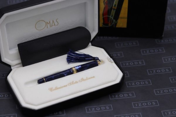Omas Princess Blue Royale Celluloid Fountain Pen 10