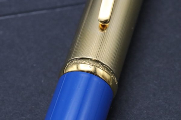 Ettore Bugatti Blue Gold-Plated Rollerball Pen 5