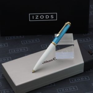 Pelikan Souveran K600 Turquoise White Ballpoint Pen