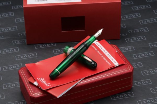 Stipula Etruria Rainbow Verde Limited Edition Fountain Pen - UNUSED - Medium Nib
