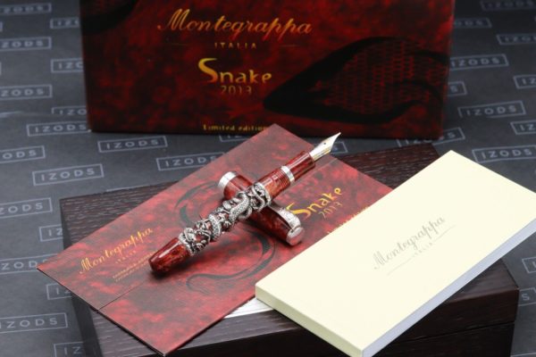 Montegrappa Oriental Zodiac 2013 Snake Silver Limited Edition Fountain Pen