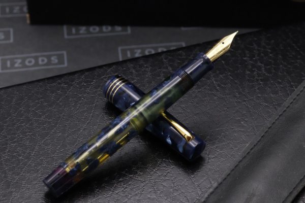 Omas 75th Anniversary Lucens Blue Royale Celluloid Limited Edition Fountain Pen 1