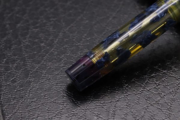 Omas 75th Anniversary Lucens Blue Royale Celluloid Limited Edition Fountain Pen 3