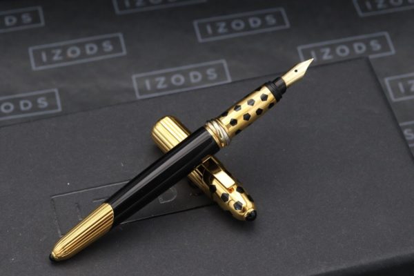 Cartier Panthere de Cartier Black Gold-Plated Fountain Pen 1