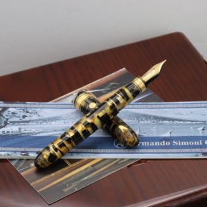 ASC Ogiva Black Lucens Celluloid Special Order 1/1 Fountain Pen - DIPPED