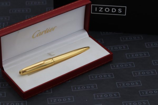 Cartier Louis Cartier Godron Gold-Plated Ballpoint Pen 9