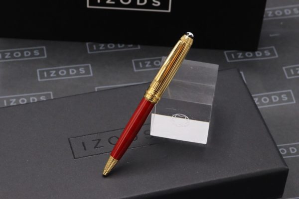 Montblanc Meisterstuck Mozart Coral-Red Gold-Plated Ballpoint Pen 1