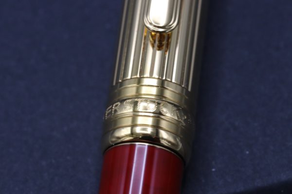 Montblanc Meisterstuck Mozart Coral-Red Gold-Plated Ballpoint Pen 2