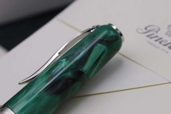 Pineider La Grande Bellezza Gemstones Malachite Green Fountain Pen UNUSED - STUB 4