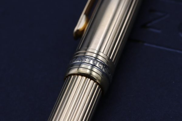 Montblanc Meisterstuck 144 Classique Gold-Plated Solitaire Fountain Pen 3