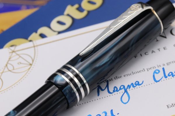 Onoto Magna Blue Pearl Prototype Special Edition Fountain Pen 4