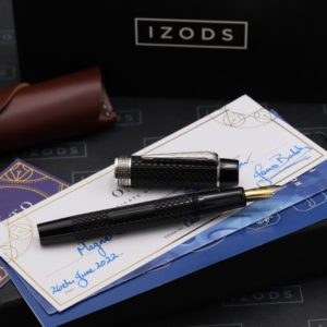 Onoto Magna Classic Black Chased Plunger Fill Prototype Fountain Pen