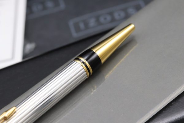 Parker Duofold International Godron Silver Ballpoint Pen - 1991 5