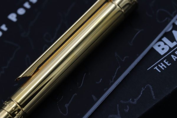 Montblanc Noblesse 3rd Generation Gold-Plated Pinstripe Ballpoint Pen 3