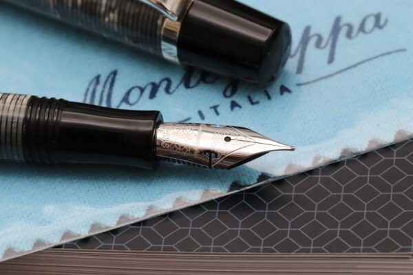 Montegrappa Nazionale Flex Shiny Circles Celluloid LE100 Fountain Pen - Image 3