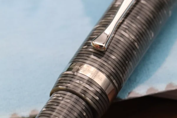 Montegrappa Nazionale Flex Shiny Circles Celluloid LE100 Fountain Pen - Image 6