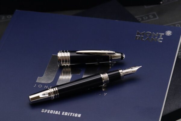 Montblanc Great Characters John F. Kennedy JFK Blue SE Fountain Pen - INKED ONCE - Image 2