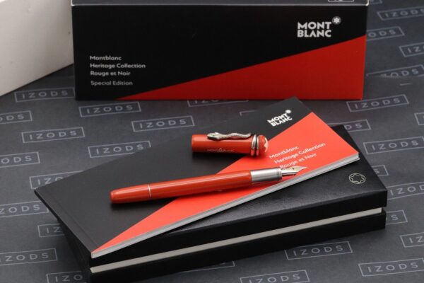 Montblanc Heritage Rouge et Noir Coral-Resin Fountain Pen