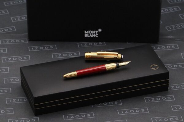 Montblanc Meisterstück 114 Mozart Coral-Red Fountain Pen - UNUSED - Broad Nib