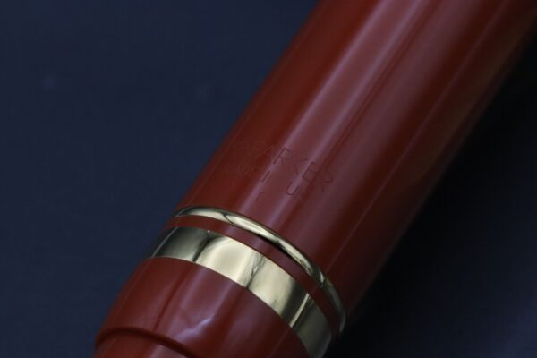 Parker Duofold Centennial Orange Fountain Pen and Mechanical Pencil - UNUSED - Image 5