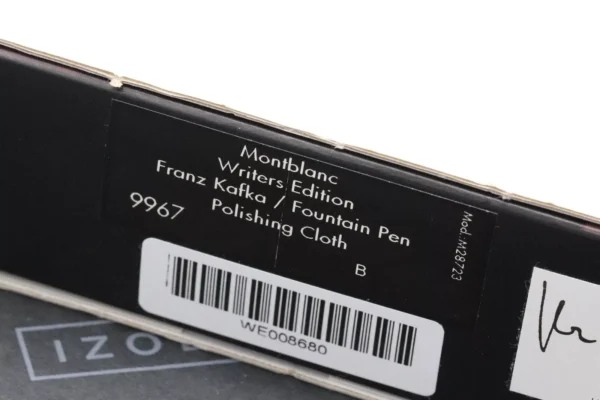 Montblanc Writers Edition Franz Kafka Fountain Pen - FACTORY SEALED - Broad Nib - Image 6
