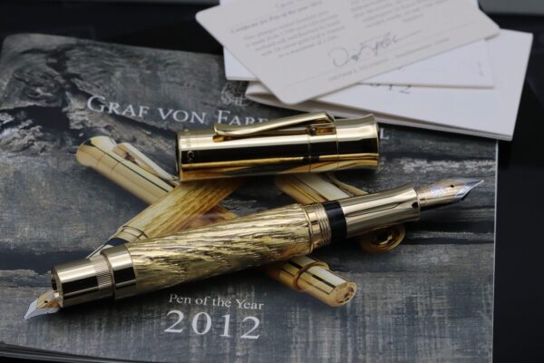 Graf von Faber-Castell Pen of the Year 2012 Oak Wood Fountain Pen - UNUSED - Image 2
