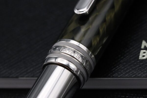 Montblanc Meisterstuck 163 Classique Carbon Steel Rollerball Pen - Image 3