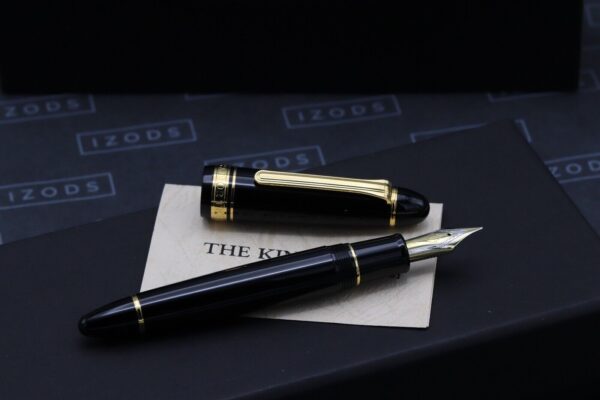 Sailor King of Pen Black Resin GT Fountain Pen - UNUSED - Image 2