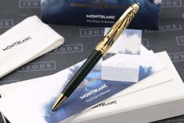 Montblanc Meisterstuck Classique Origin Doue Green Ballpoint Pen - UNUSED - Image 2