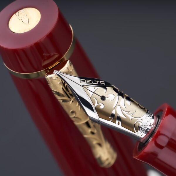Delta Bio+16 Corallo Fountain Pen - #8 Nib - Image 4