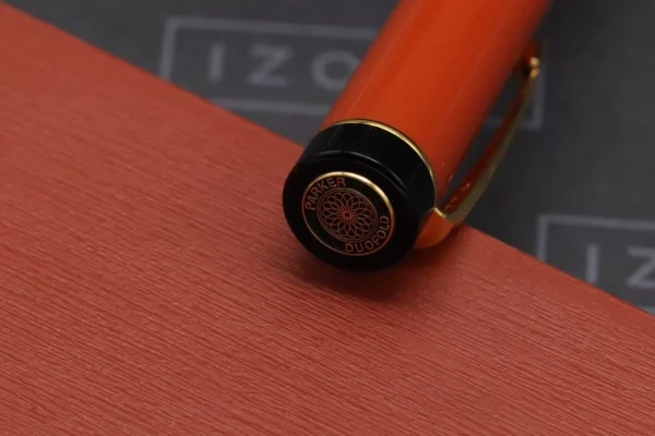 Parker Duofold International Orange Fountain Pen - Michael Masuyama IF Nib - Image 6