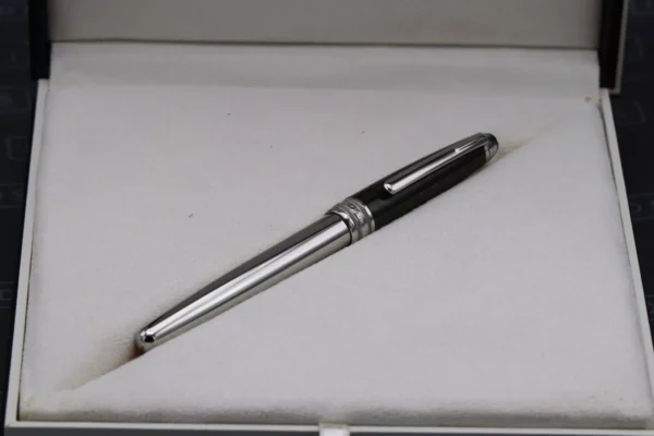 Montblanc Meisterstuck 163 Classique Carbon Steel Rollerball Pen - Image 7