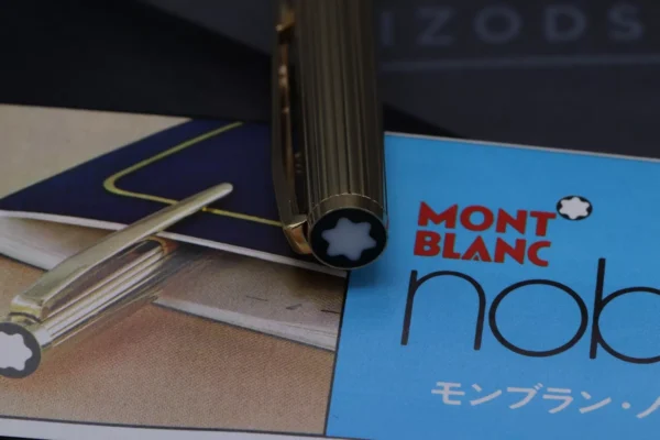 Montblanc Noblesse 1st Generation Gold-Plated Fountain Pen - 14K EF Nib - Image 7