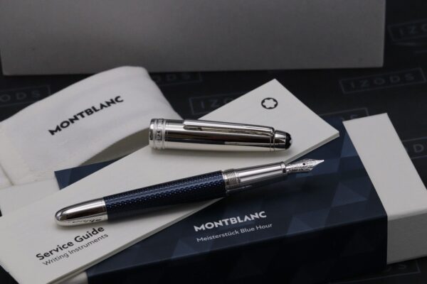 Montblanc Meisterstück Classique Blue Hour Doue Fountain Pen - DIPPED - Image 2