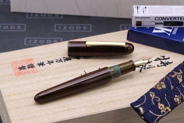 Nakaya Portable Writer Heki-Tamenuri Fountain Pen - UNUSED - Image 2