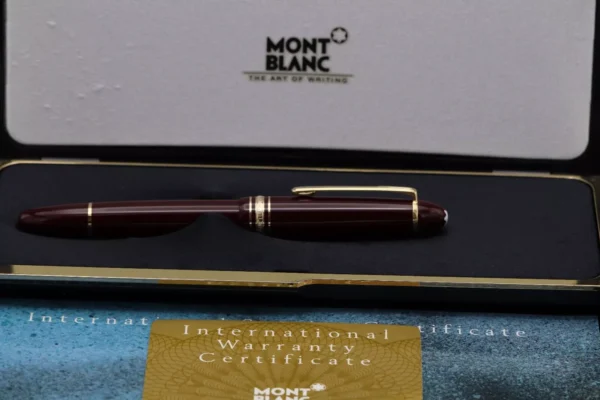 Montblanc Meisterstuck 146 LeGrand Bordeaux Fountain Pen - 1991-92 - OM Nib - Image 2