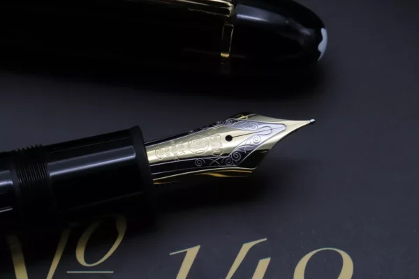 Montblanc Meisterstuck 149 Gold-Coated Fountain Pen - EF Nib - Image 3