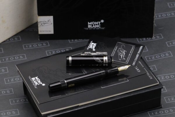 Montblanc Writers Edition Imperial Dragon Fountain Pen - NEVER INKED - Broad Nib