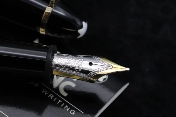 Montblanc Meisterstuck 146 LeGrand Gold Coated Fountain Pen - 1991-92 - 18k OB - Image 7