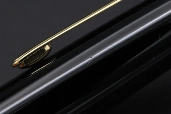 Montblanc Meisterstuck 146 LeGrand Gold Coated Fountain Pen - OB Monotone Nib - Image 3