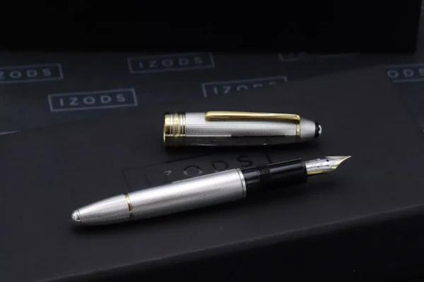 Montblanc Meisterstuck 146 LeGrand Barley Sterling Silver Fountain Pen - 1991-92 - Image 2