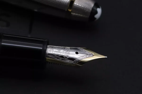 Montblanc Meisterstuck 146 LeGrand Barley Sterling Silver Fountain Pen - 1991-92 - Image 3