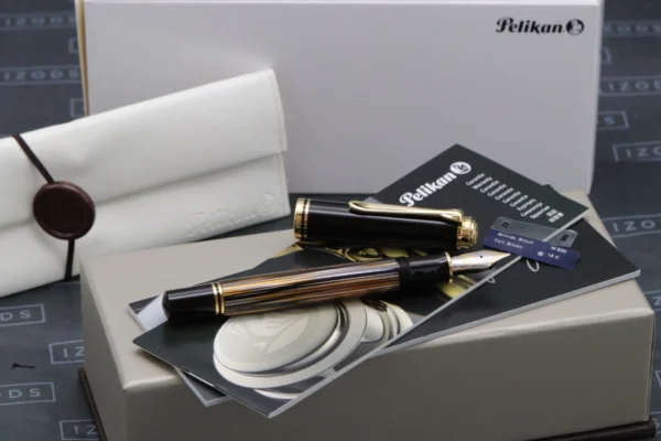 Pelikan Souveran M800 Tortoiseshell Brown SE Fountain Pen – NEVER INKED